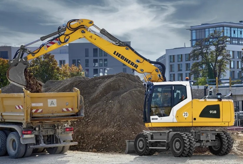 Liebherr wheeled excavators - a918 litronic - g8