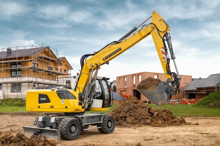 Liebherr wheeled excavators - a920 litronic - g6