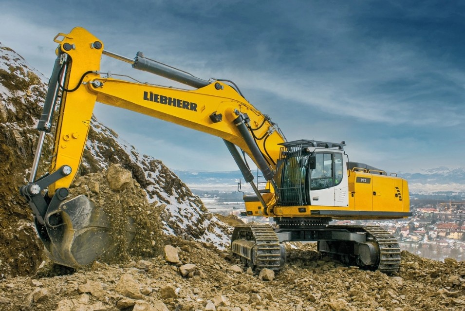 Liebherr crawler excavators - r972 - g6