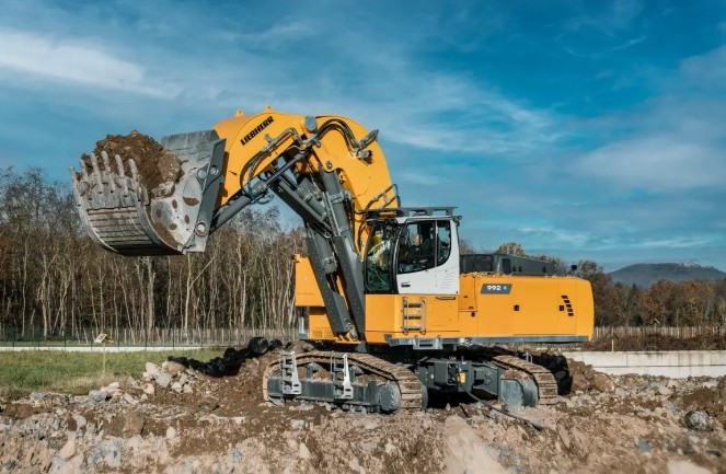 Liebherr crawler excavators liebherr r992e litronic g6