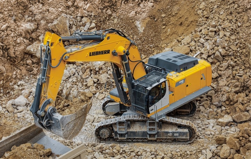 Liebherr crawler excavators - r998 sme litronic g6