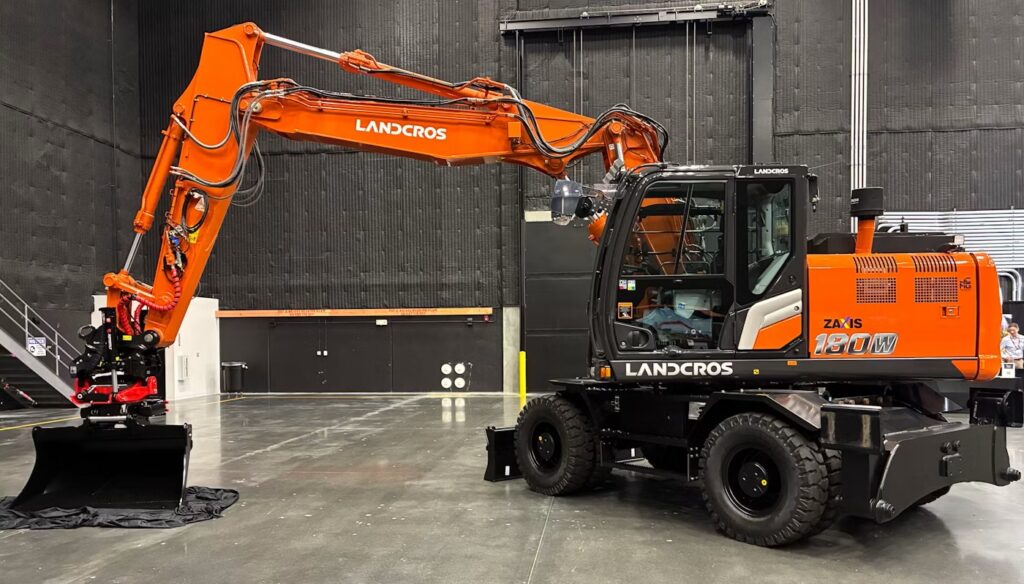 Landcros zx180w-7 wheeled excavator