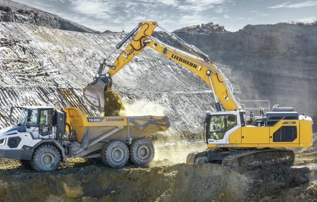 Liebherr excavators - r 948 - gen 8