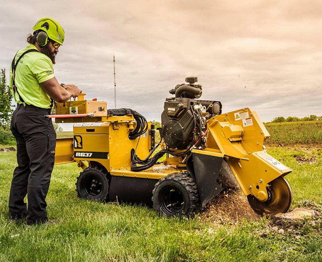 Stump cutter safety - ppe