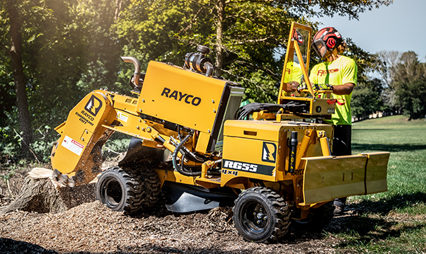 Stump cutter safety - rayco rg55