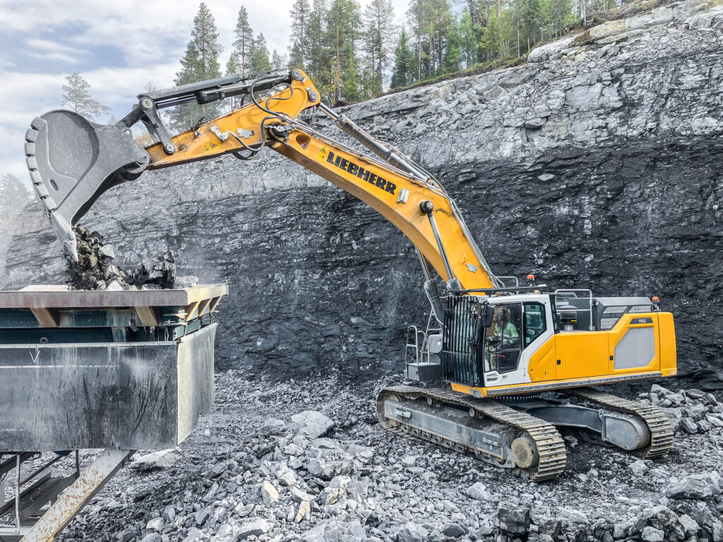 Liebherr excavators - r 952 - gen 8