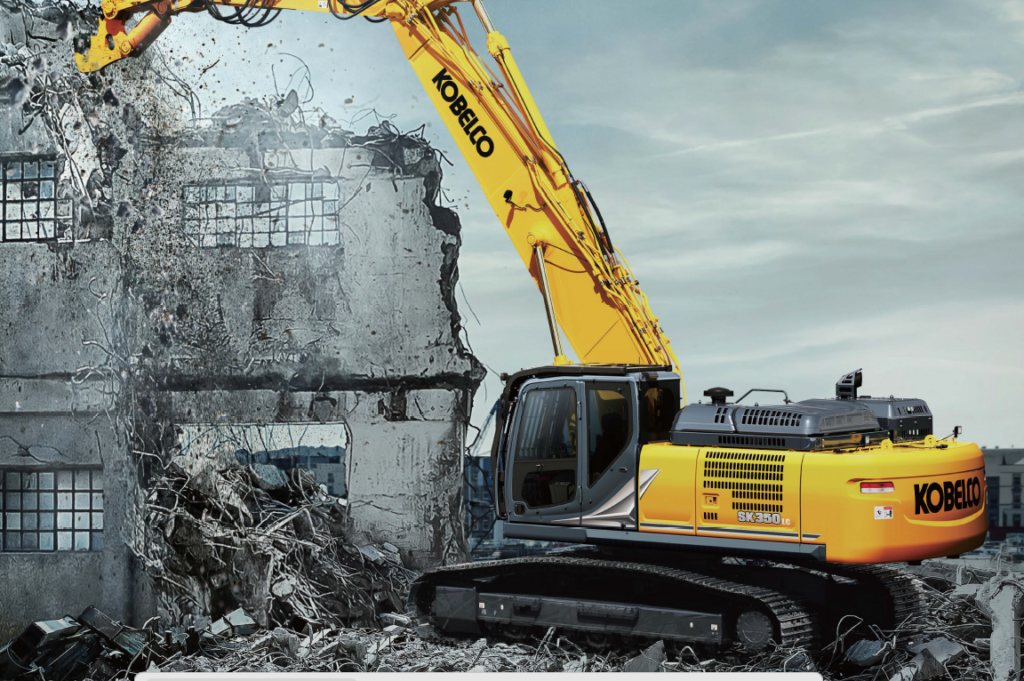 Kobelco straight boom excavators