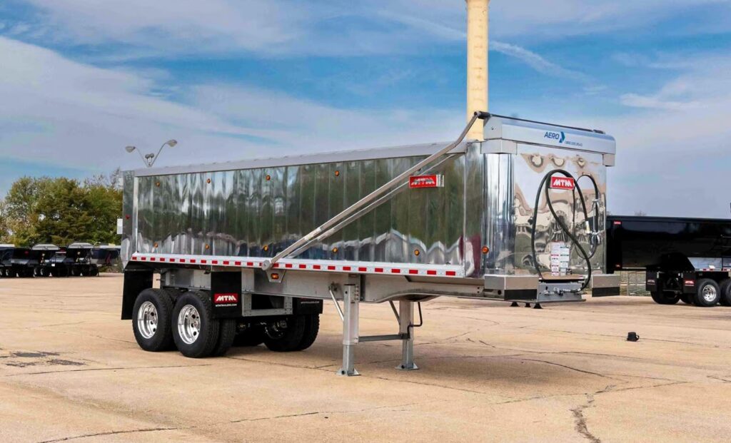 Mtm aluminum dump trailers - full-frame