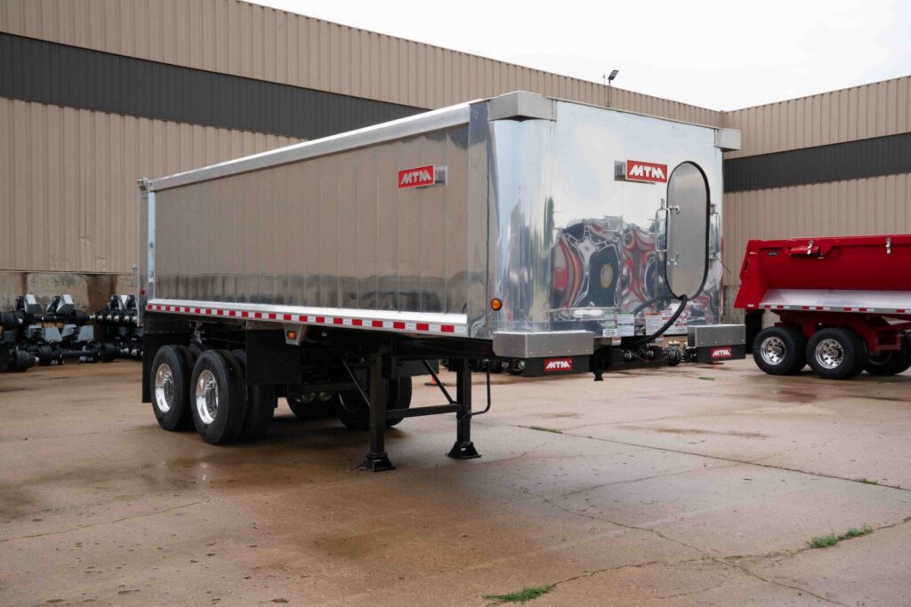 Mtm aluminum dump trailers mtm aluminum quarter frame